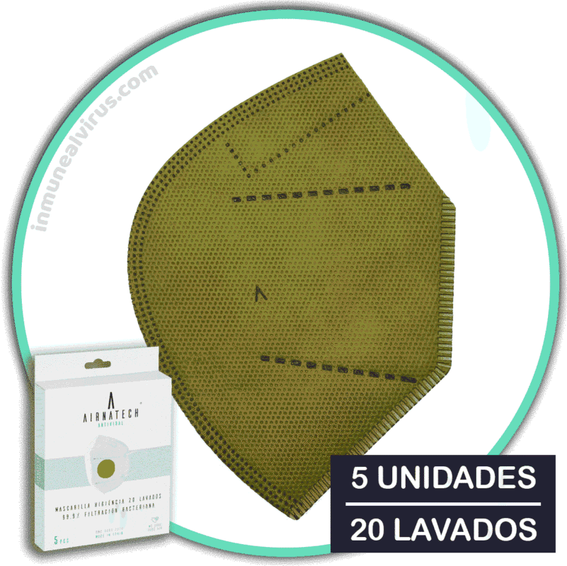 Mascarilla Airnatech plus verde militar