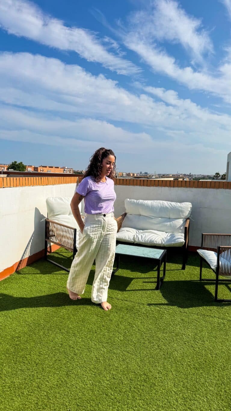 Empieza la operación “reforma de la terraza”, bueno, más que reforma, sería por Elena Losanz