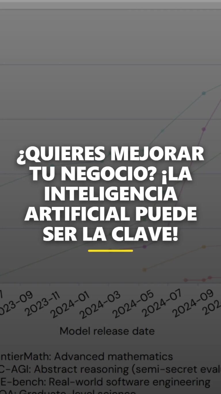 ¿Quieres mejorar tu negocio? ¡La inteligencia artificial puede ser la clave! Tengo por Jose Valenzuela | @soyjosemiguelval...