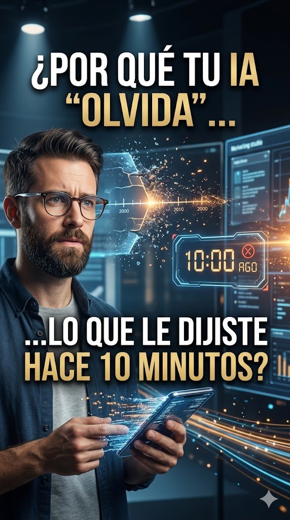 ¿Por qué tu IA "olvida" lo que le dijiste hace 10 minutos? por Jose Valenzuela | @soyjosemiguelvalenzuela